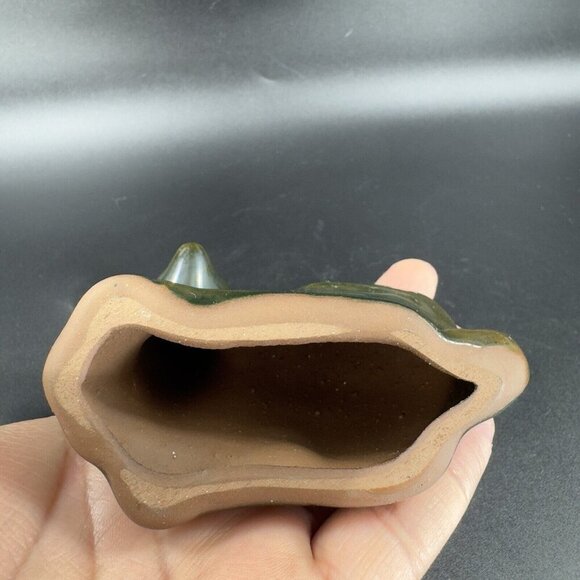 Vintage Grand River Pottery Deer Reindeer Figurine Made In Canada Figure Green - Picture 7 of 10